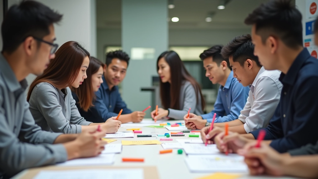 Educational workshop for young professionals developing creative thinking and innovation mindset